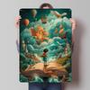 Book Pirate Ship Sky Metal Signs Book Poster Aesthetic Room Decor Men Custom Tinplate Sign for Wall Art Decoration Coffee Bar