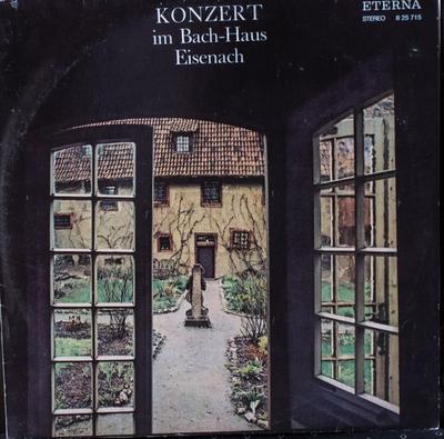 LP-skiva BACH Konsert I Bachhuset Eisenach 825715 ETERNA Tysk Dem Klassisk Begagnad