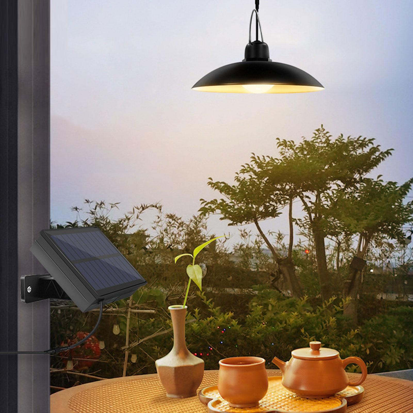 

Solar Lamp, 16 LED Solar with 2 Lighting Modes and Monocrystalline Silicon Solar Panel, Warm Light, Landscape Lamp