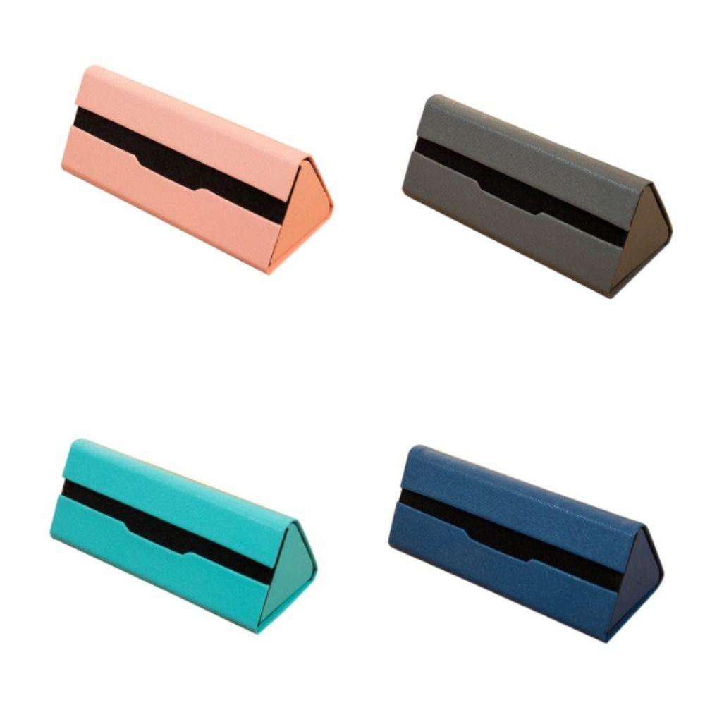 Foldable Sunglasses Storage Box Leather Hard Case Fashion Glasses Case  Women