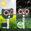 Solar-Powered Ultrasonic Animal Repeller: Waterproof Device for Birds, Rodents, and Cats