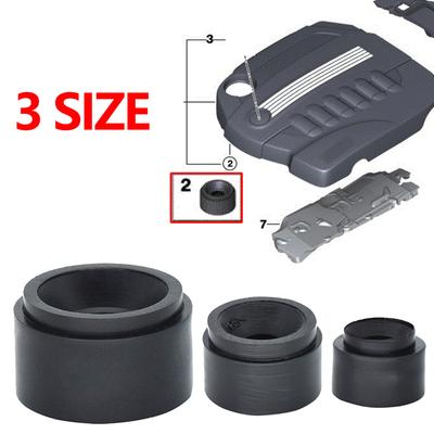 Black Car Engine Rubber Mount Bushing For A1 A3 A4 A5 A6 A7 A8 Q5 Q7 Cover Clip Grommet Support Bungs 07C103226 Universal