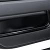 A87Q-4pcs Glossy Black ABS Car Inner Door Decoration Strip Trim for Land Rover Range Rover Sport 2014-