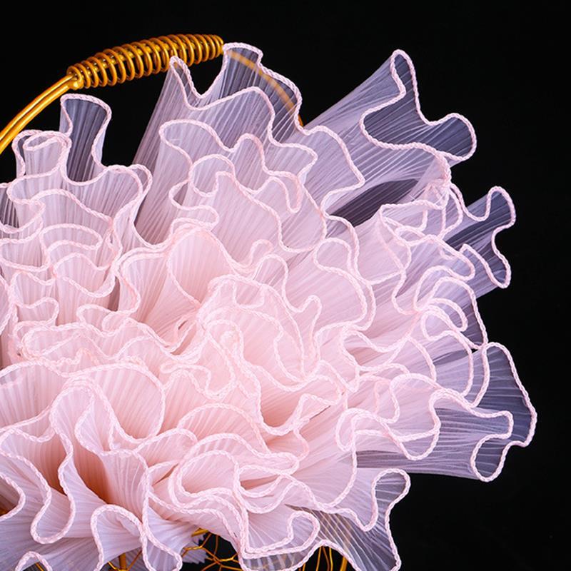 28cmx4yard Flower Wrapping Paper Pearl Wave Yarn Flower Packaging Lace Mesh Florist Handmade Bouquet Gift Packaging Supply Decor