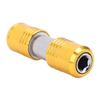 2PCS Double Ended Screwdriver Bit Holder Quick Release Socket Adapter Extension Rod for 1 4 Inch Hex Shank Bits