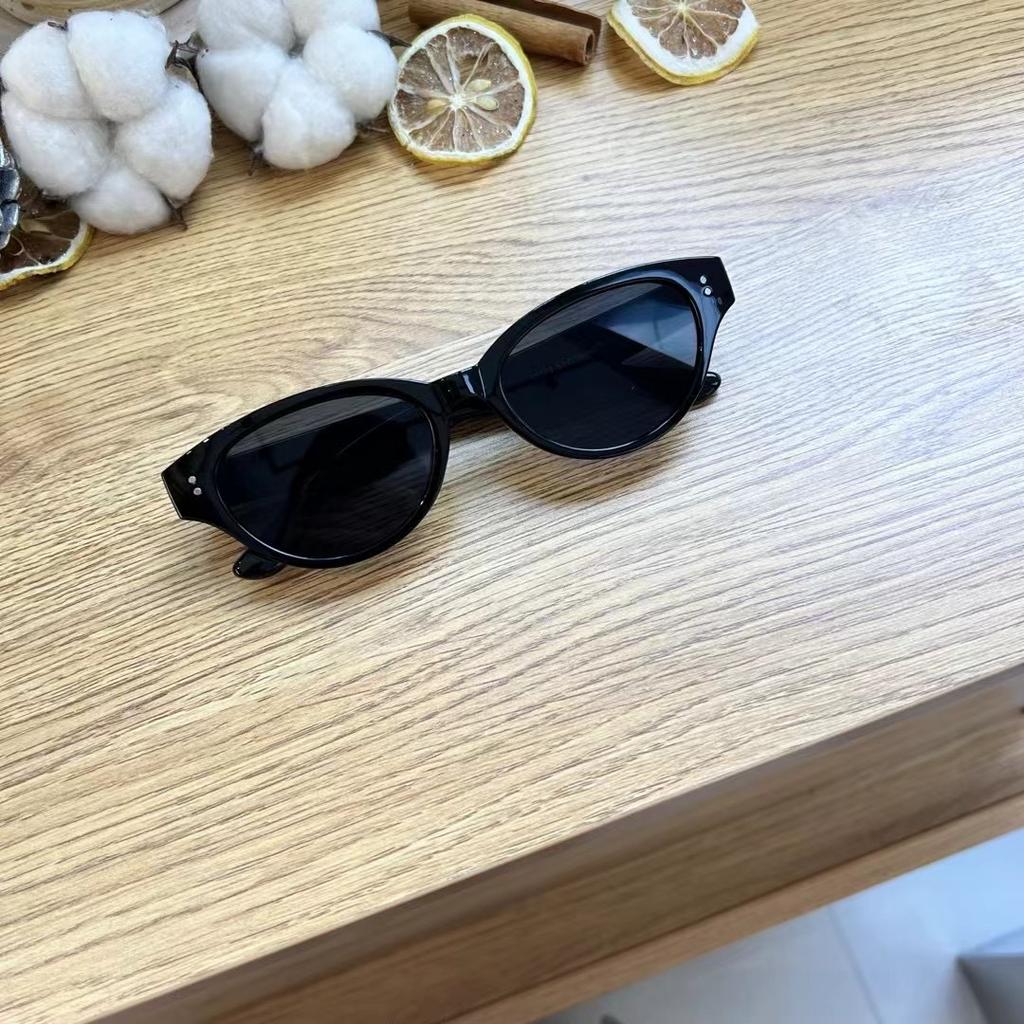 Korean Style Sun Glasses For Women Cat Eye Shape Uv400 Protection Sunglasses Men Vintage Retro Women'S Sun Glass