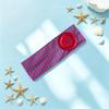 Summer Dopamine Large Button Stripe Headband  Ins Style Spicy Girl Y2K Hairband Sports Fitness Hair Band Hair Accessories