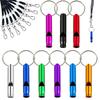 Whistle, 9 Pieces, 9 Colors Aluminum Whistle, Ultra Lightweight, Disaster