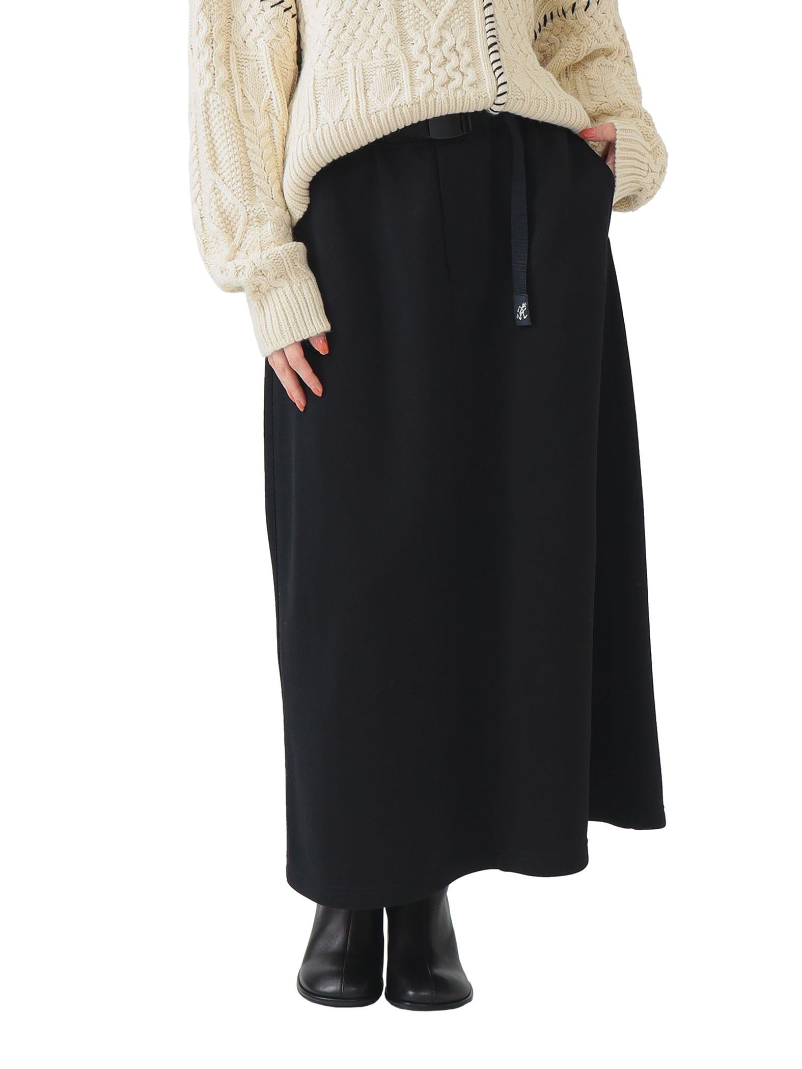 

B:MING LIFE STORE by BEAMS Skirt [Special Order] GRAMICCI Knit Flare Skirt (S-M) Women s Black S