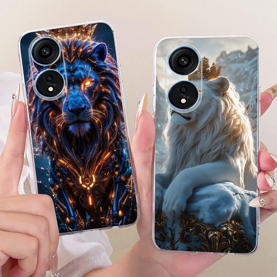 For OPPO Reno8 T 5G CPH2505 / Reno8 T CPH2481 (Reno 8T 4G) Cool Dragon Tiger Pattern Phone Case Soft Silicone TPU Cases