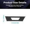 Sticker For Renault Clio VI 2026 2027 2028 Real Soft Carbon Fiber  LHD RHD Car USB Socket Panel Interior Trim Accessories
