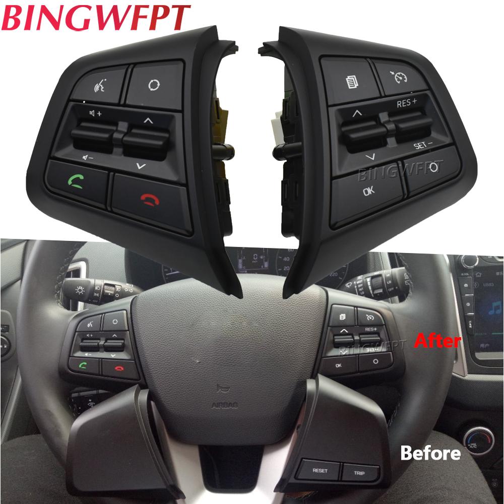 

Для Hyundai Creta ix25 кнопки круиз-контроля на руле переключатель автомобильные аксессуары оригинальные