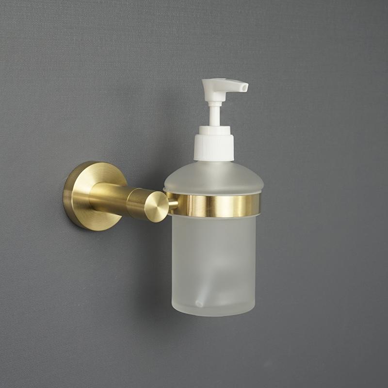 Dozator de săpun montat pe perete, dozatoare de săpun din oțel inoxidabil, detergent de bucătărie, pompă, sticlă, săpun, dozator de perete pentru baie