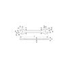 Clé à fourche double - IRIMO - 30x32 mm - Alliage d'acier haute performance - Finition mate - Dureté 42-50 HRc