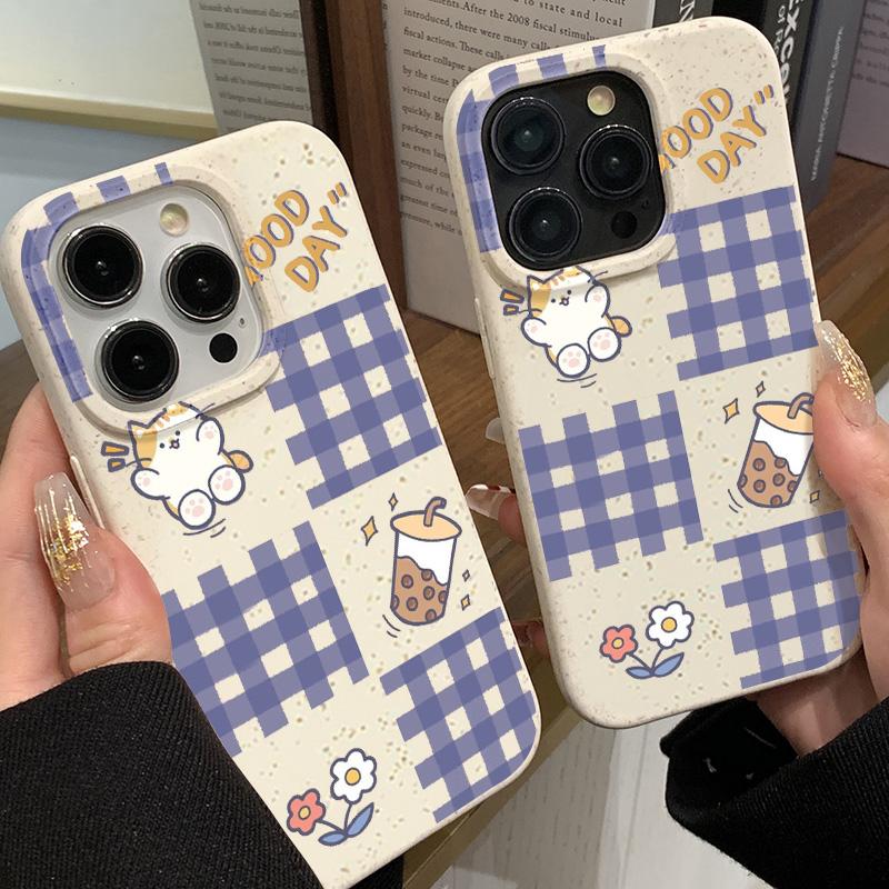 Mobile Phone Cases for iPhone 11 13 XR 15 Pro Max 12 14 Pro Max Case iPhone 16 7 Plus 8 Plus XS Max Degradable and Environmentally Friendly