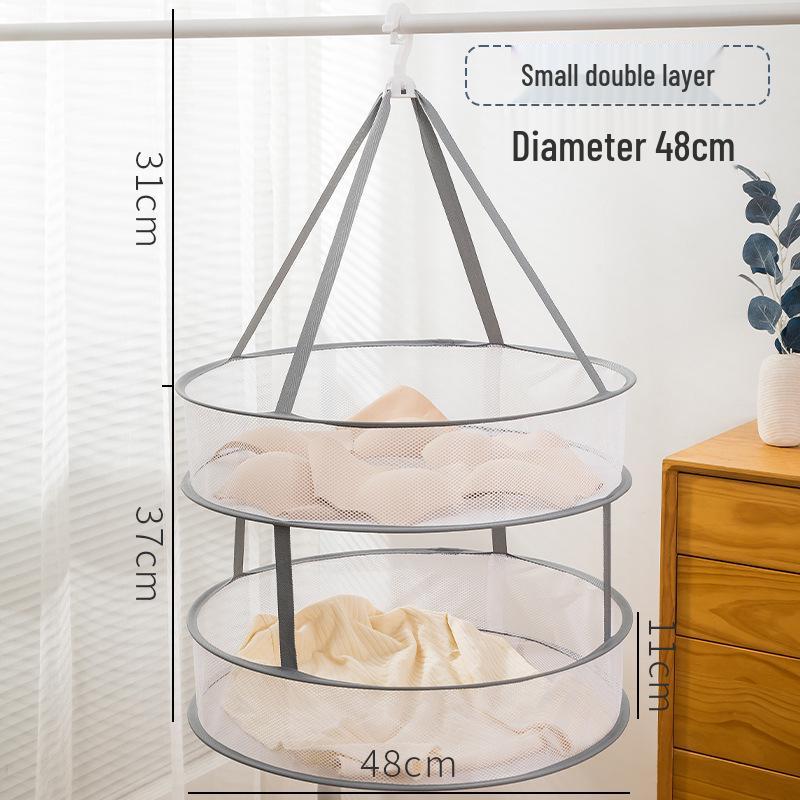 Matcha Color Single/Double Layer Drying Basket for Clothes, Underwear, Sweaters, Flat Drying Rack, Sock Drying Basket