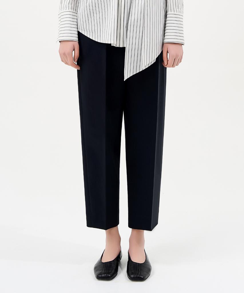 Laneonkyulleoseu Curved Wide Pants_Navy
