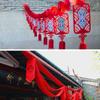 Chinese New Year Lunar Year Banner Spring Festival Garland Wall Hanging Hollow Pennant  Party Decor