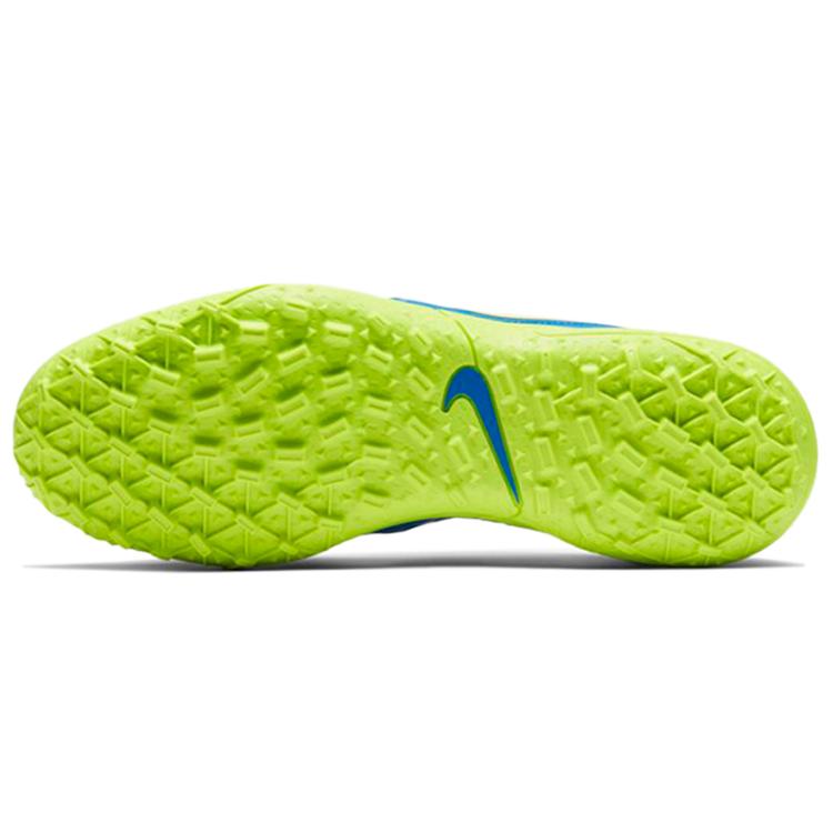 Nike Jr. Legend 8 Club TF Rutschfest Abriebfest Niedrig geschnitten Kinder Fußballschuhe Blau Grün Kinder AT5883-474