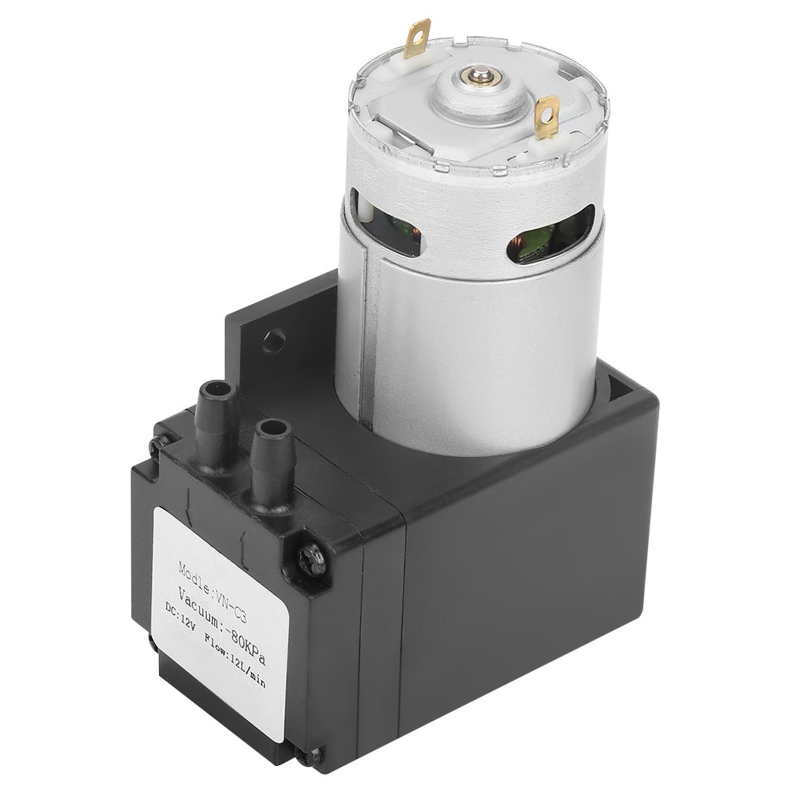 

Міні Маленький Безмасляний Вакуумний Насос DC12V 12W 80 кПа Потік 12 л/хв для Газу