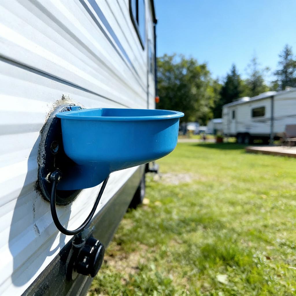 Storage Tank Water Filling Funnel Suitable For Various RVs And Trailers Water Filling Funnel 3D Printing