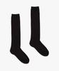 PINK PINEAPPLE [2Ea 1Set] Basic Knee High Socks_Brown