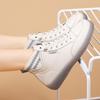 High-top Shoes Beef Tendon Sole Single Shoes Slope Heel Flat-soled Mother Shoes Breathable Little White Shoes Soft Sole Foreign Trade Casual Women