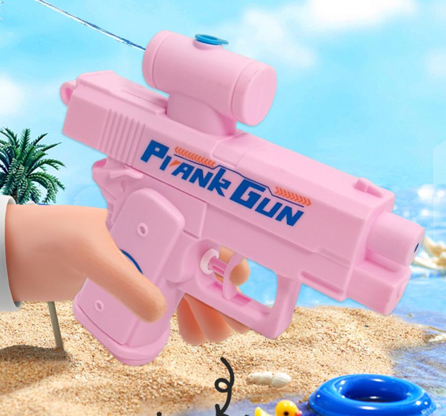 TikTok Double-Sided Prank Water Gun: Reverse Spray & Back Attack with Left-Deviating Trajectory