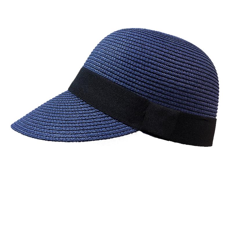 Summer Straw Hats For Women Panama Equestrian Hat Outdoor Casual Beach Sun Caps Female Breathable Travel Visor Baseball Cap