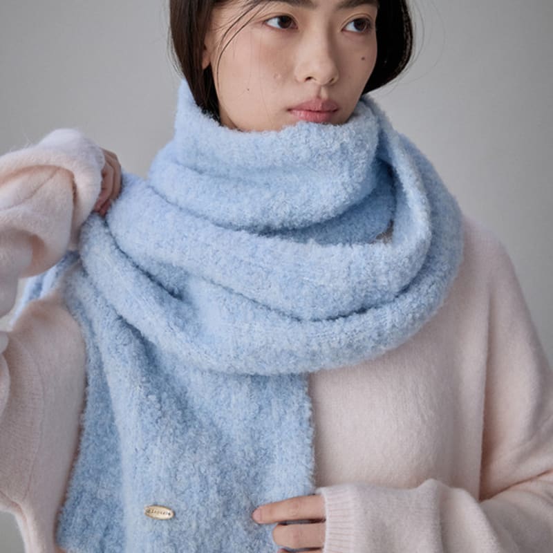 COQUET Fleury Wollschlingen-Schal Himmelblau