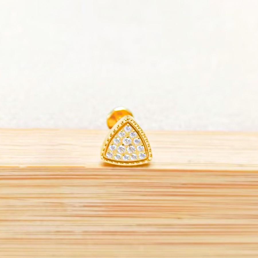 F136 Titanium Zircon Pendant Tragus Stud Cartilage Piercing Jewelry