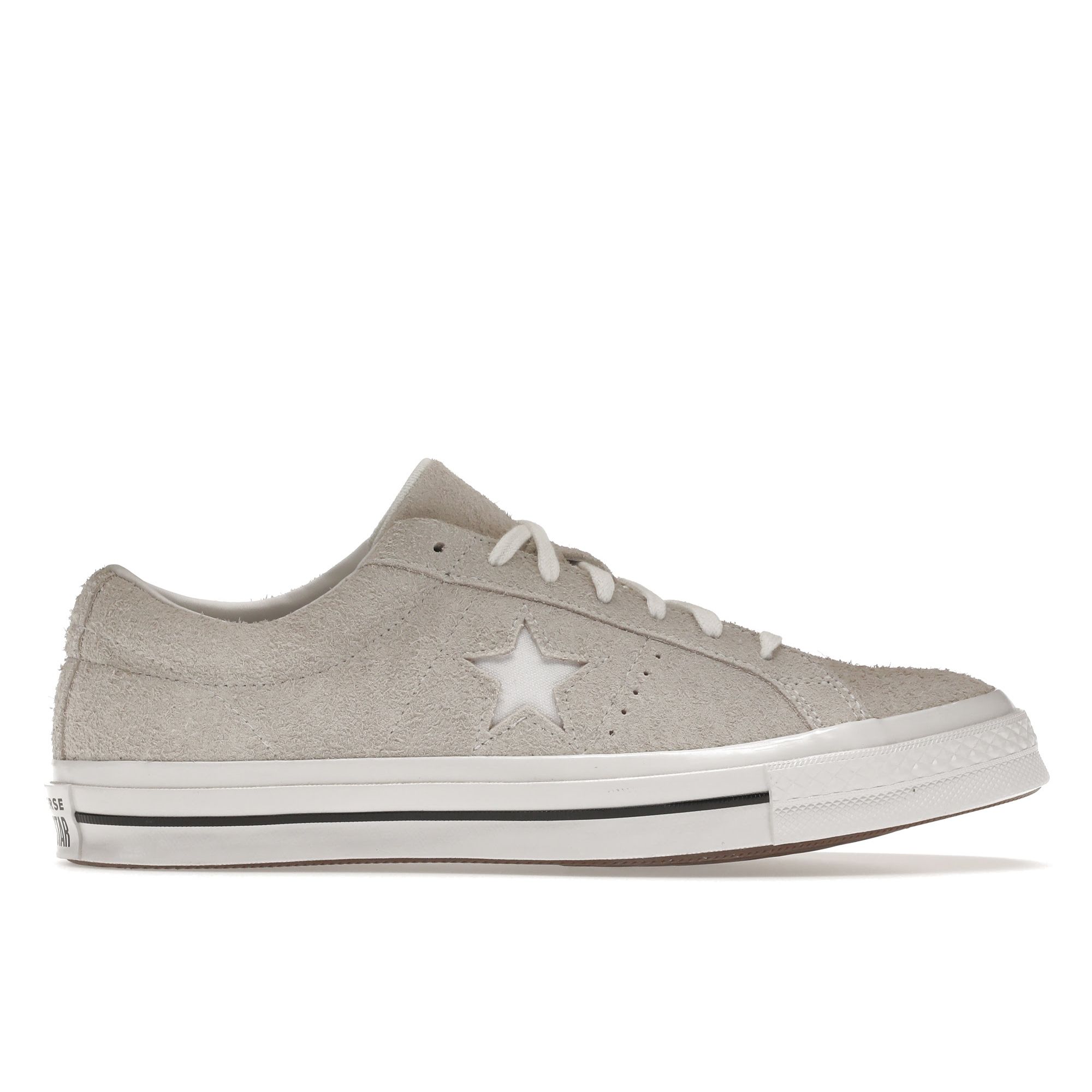 

Белые замшевые кроссовки унисекс Converse One Star Low Vintage монохромные 161577C