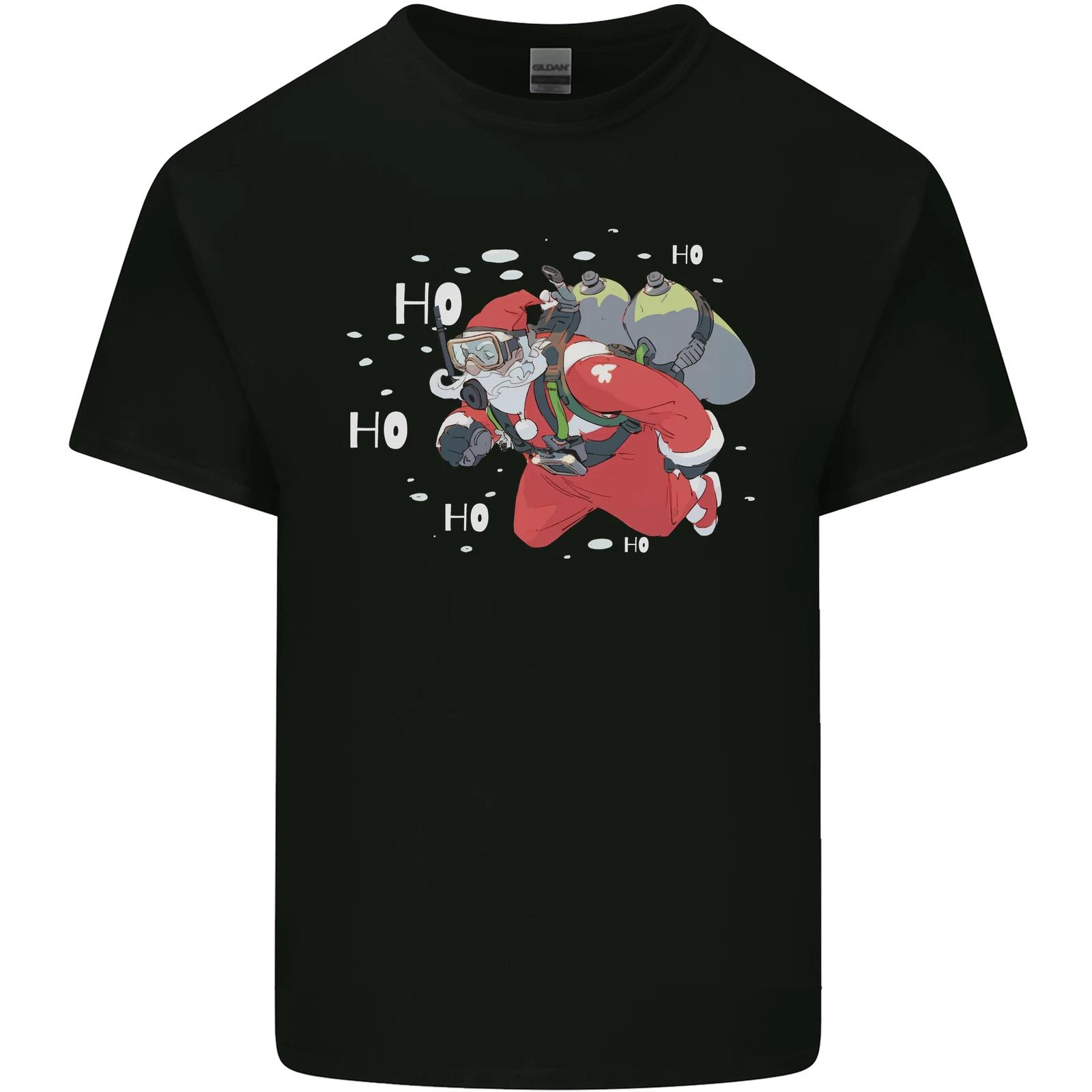 Scuba Diving Santa Funny Christmas Diver Kids T-Shirt Childrens 3XL