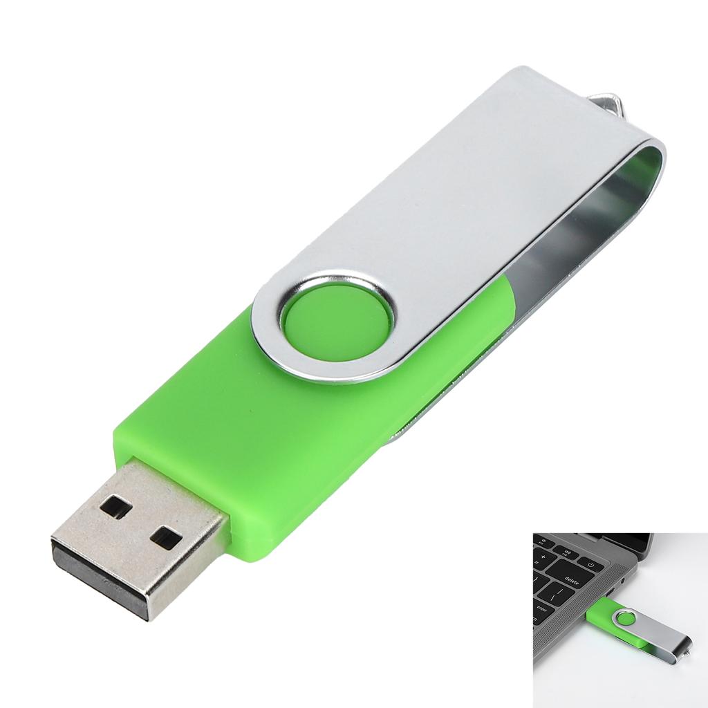 USB kľúč Candy Green Otočný Prenosný úložný pamäťový kľúč pre PC Tablet