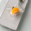 Cute Mini Simulation Fruit Keychain Pendant Creative Orange Mobile Phone Pendant Bag Hanging Decoration Accessories Gifts