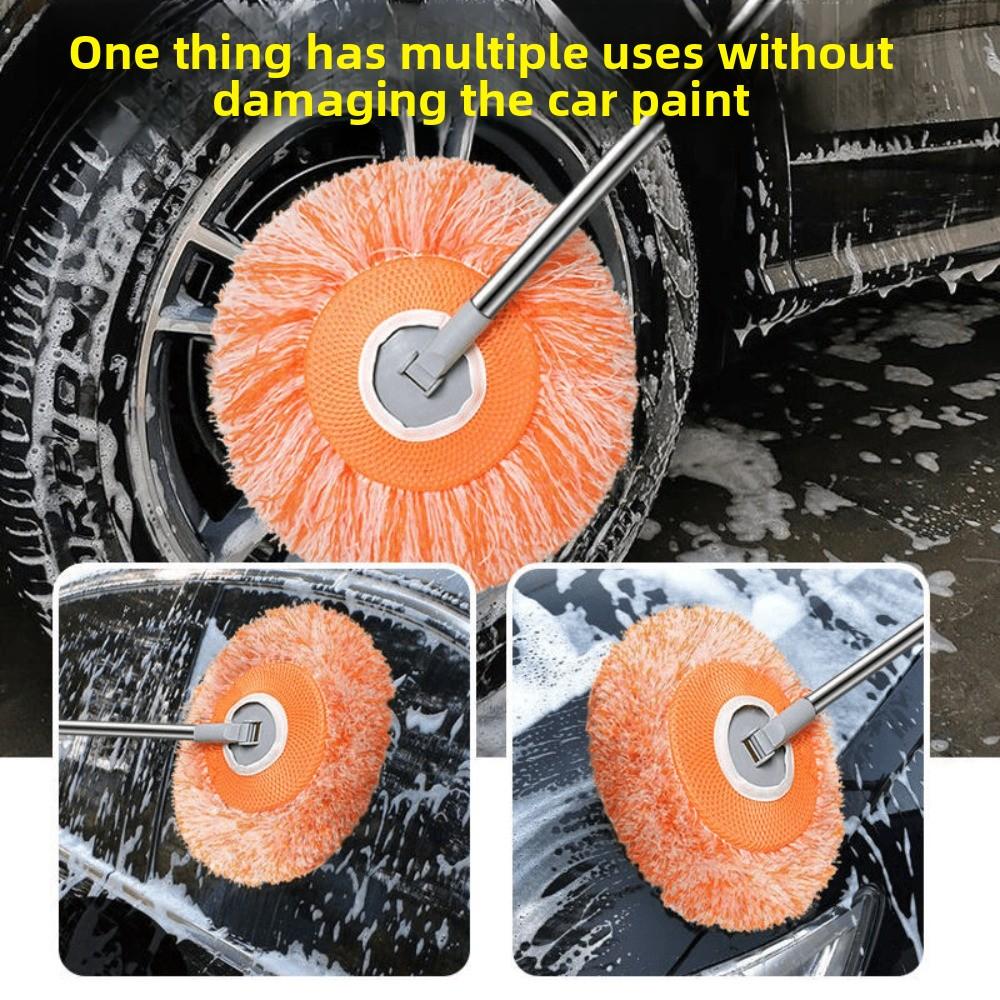 Elastyczny obrotowy mop podłogowy do usuwania kurzu, do sufitu, mop słonecznikowy do ścian i sufitów