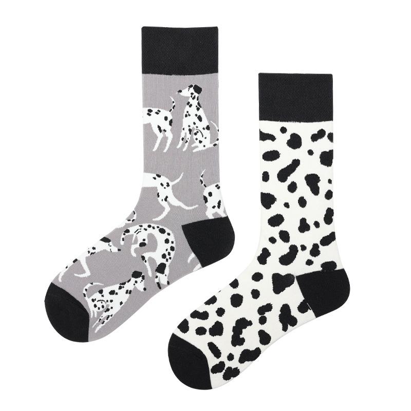 Mandarin Duck Men's and Women's Socks Original AB Trendy Socks Medium High Tube Socks Flower Fruit Animal Cartoon Cotton Socks