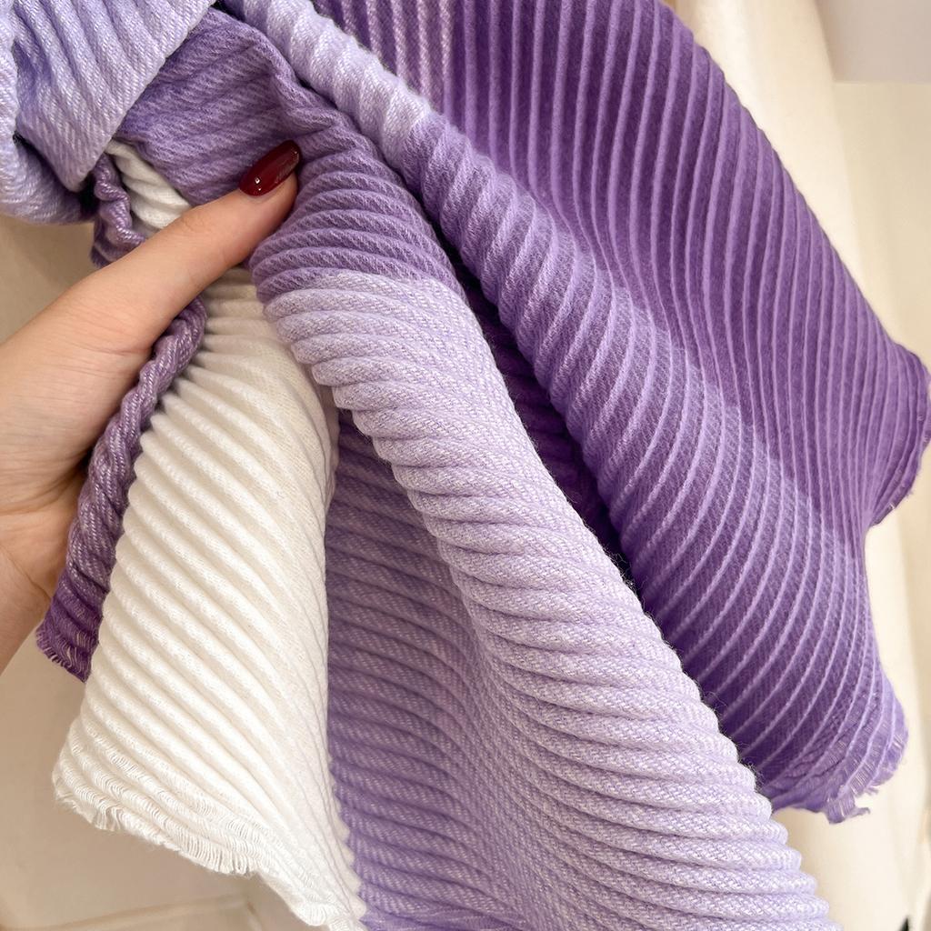 Fashion Cashmere Feel Warm Scarves Design Winter Double Side Diffrent Color Shawl Wraps Bufanda Tassel Blanket Scarf