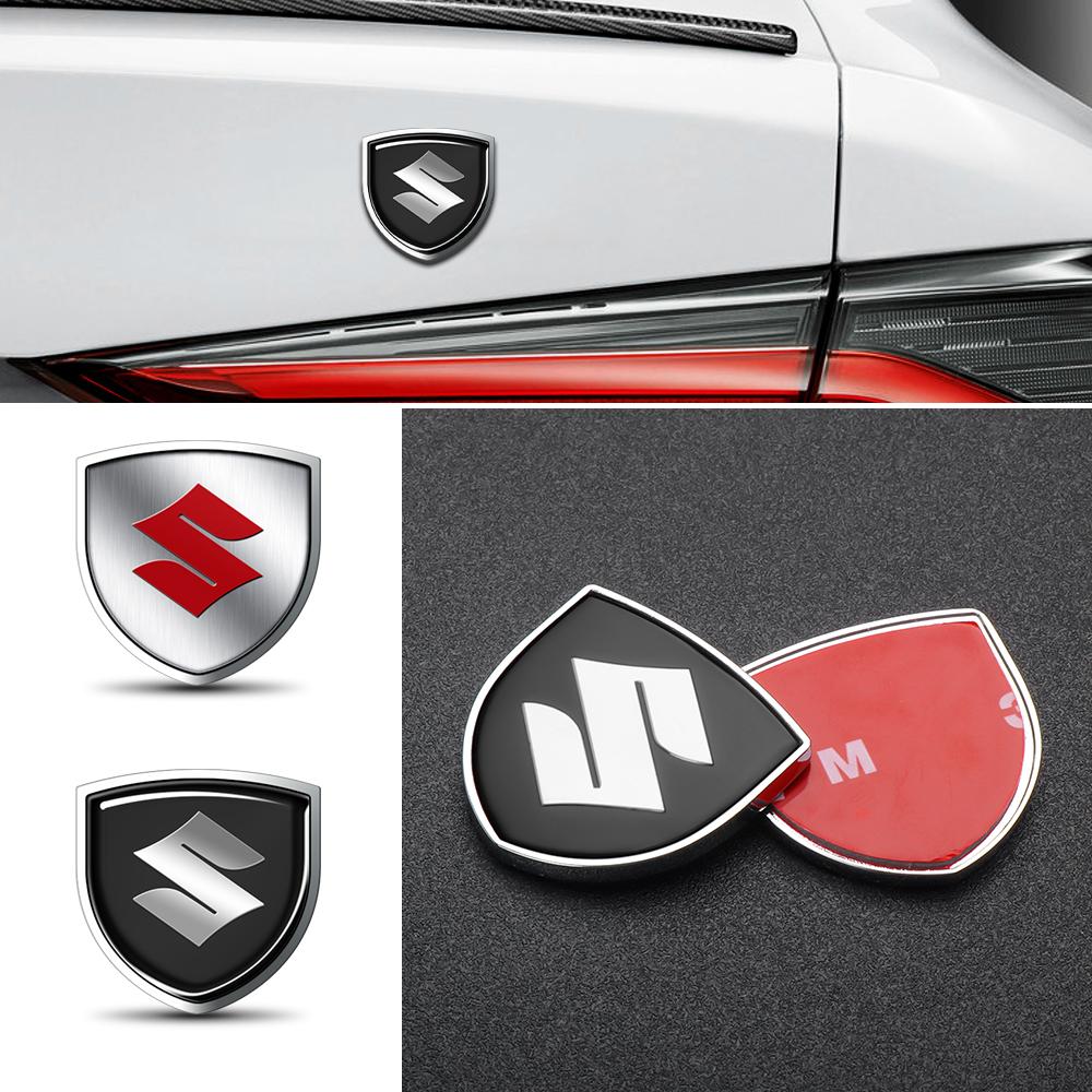 3D Metal Car Emblem Sticker Body Decoration Badge Decal For Suzuki IGNIS Grand Vitara ALTO Swift SX4 Jimny Samurai Accessories