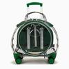 Trolley per Animali Domestici Fori di Ventilazione Trasparenti Ruote Silenziose Zaino Portatile Comodo per Gatti Cani