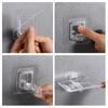 Removable Wall Mount Heavy Duty Plastic Soap Holder Storage Basket Self Adhesive Drain Soap Box