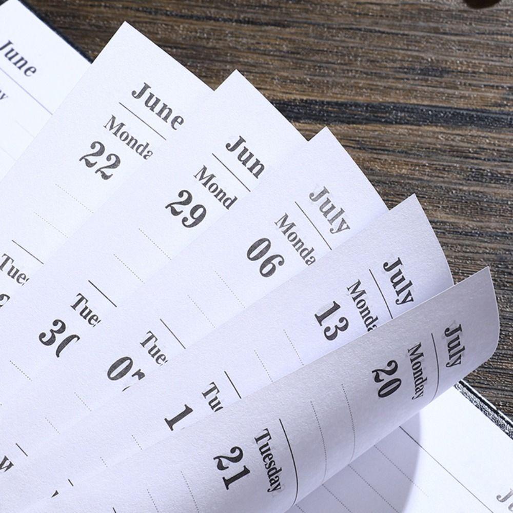 A6 2026 Kalendarz Lista rzeczy do zrobienia Dzienny Tygodniowy Planer Wysokiej Jakości Notatniki na Spotkania Studenci