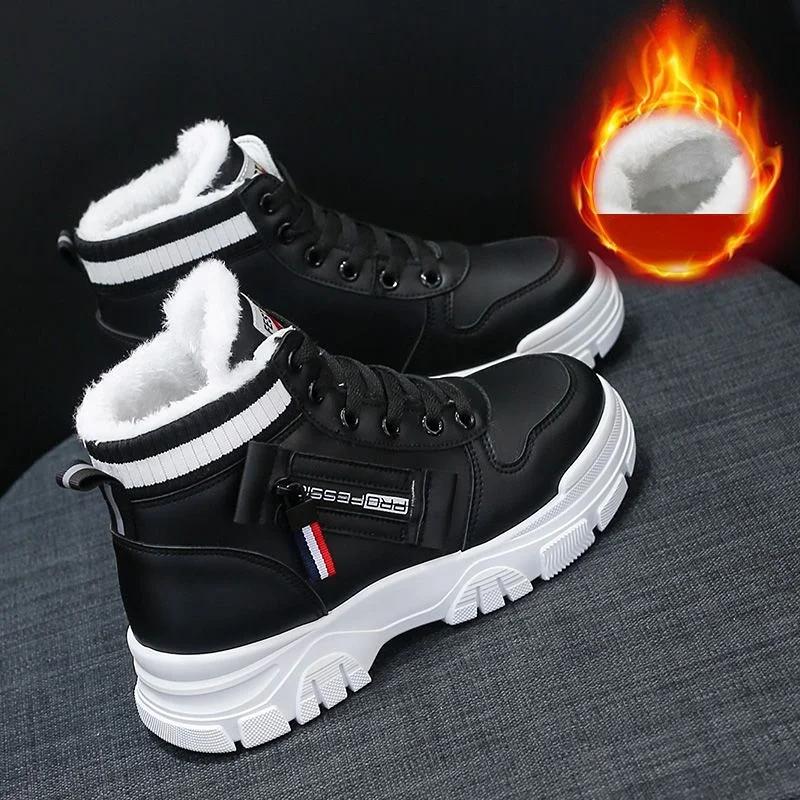 Fashion With Laces Booties Shoes for Woman Elegant Medium Heels Lace-up Women's Ankle Snow Boots Hot Comfortable Spring 2024 Trend Pu 39