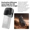 Metal Frame with Lens Cap for Insta360 X5 Camera Cage Built-in Noise Reduction Foam for Insta 360 X5 Camera Accessories