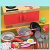 Childrens Pretend Play Kitchen Toy Set With Fruit Cutting Simulation For Boys And Girls