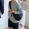 Unisex Nylon Hobo Bag Crossbody Messenger Men Women Shoulder Bag