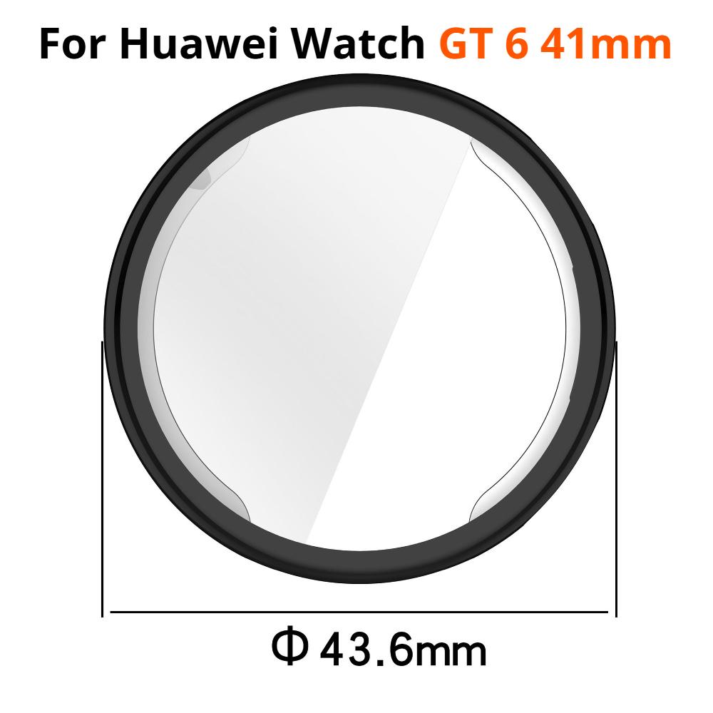 TPU Case For Huawei Watch GT 6 41mm 46mm Screen Protector Soft Smartwatch Bumper Shell For Huawei Watch GT6 46mm Cover Accessories