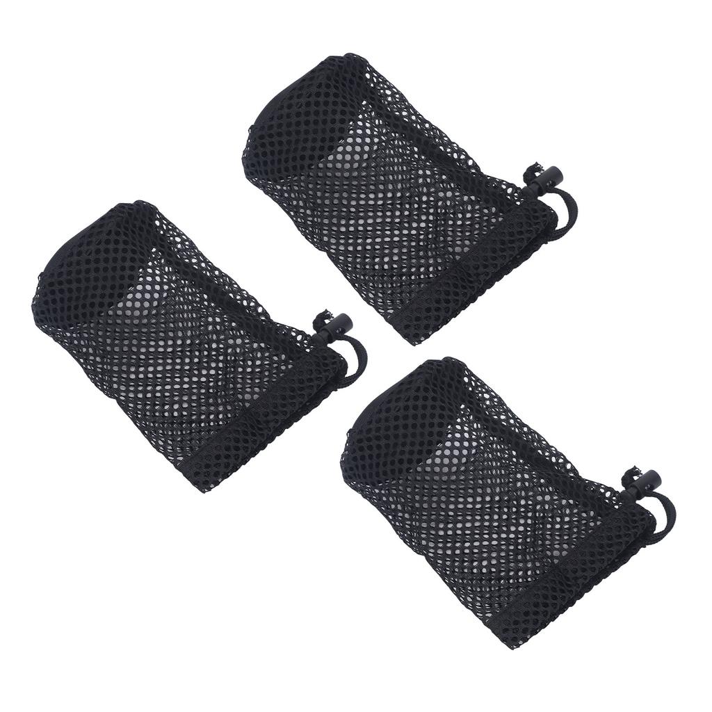 3Pcs Golf Mesh Bag Nylon Golf Ball Net Bag Utility Accessory Organizer for 12 To 16 Balls