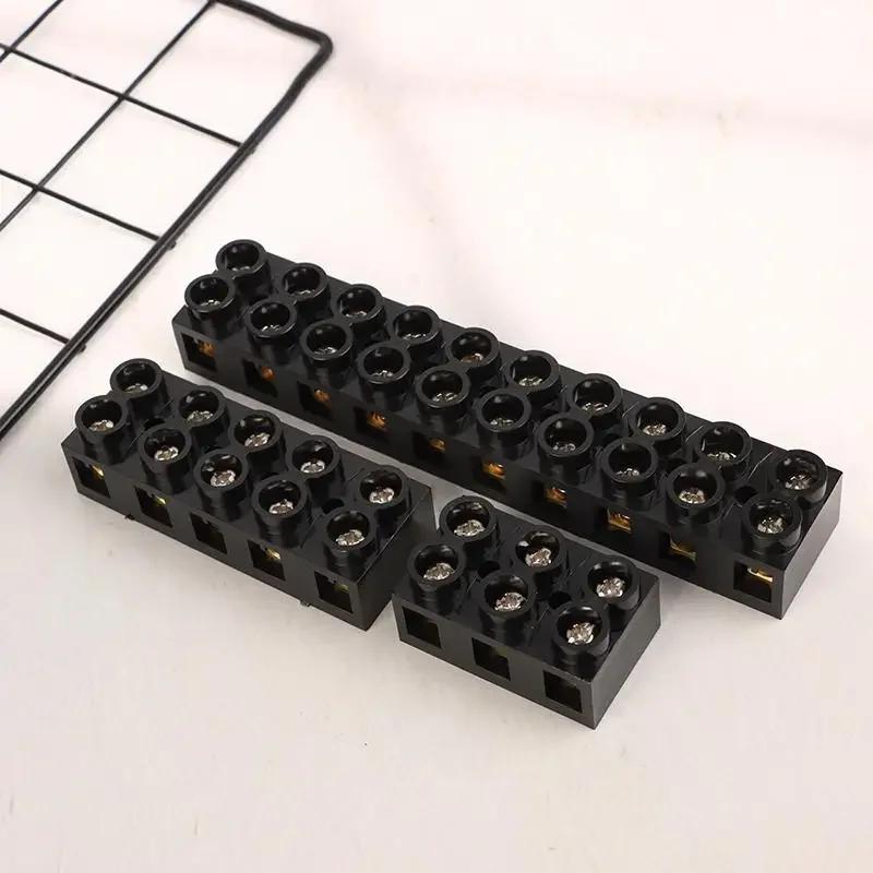 JX5 Dual Row Terminal Blocks10A/20A/60A Bass Fixed Type Connector Base Connection Terminal Block Cable Connector