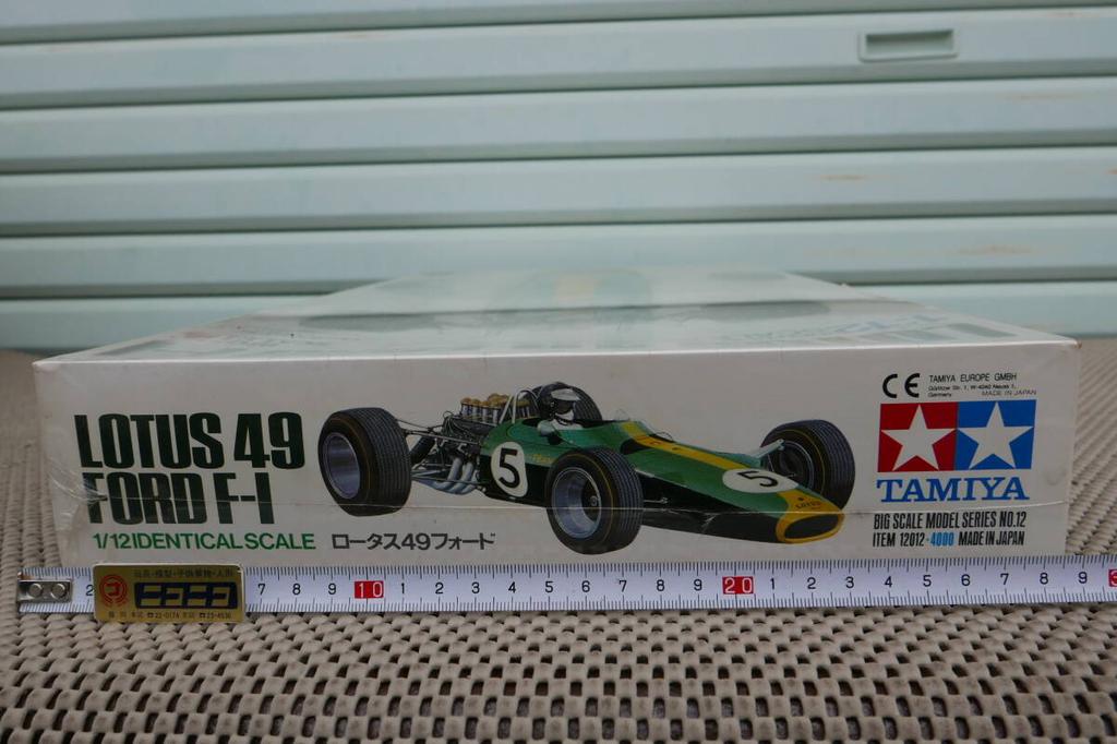 Tamiya Plastic Model Lotus 49 Ford Scale Series Display Model Kit 1/12 F-1 "Big No. 12" [12012]